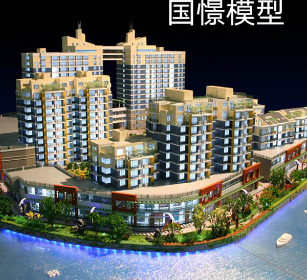 龙江县建筑模型