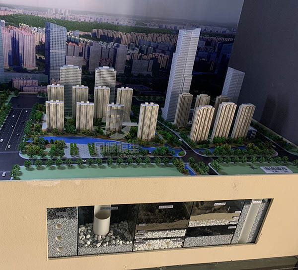 龙江县建筑模型